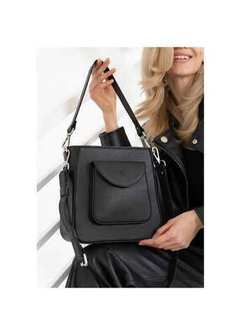 Сумка шоппер жіноча шкіряна через плече для Stella Чорний 40675 The Wings (361970294)
