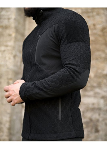 Армійська чоловіча демісезонна флісовка чорна Freedom (361677409)