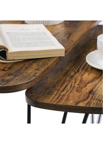 Комплект журнальних столиків Oskar в стилі Loft Leobert (361951791)