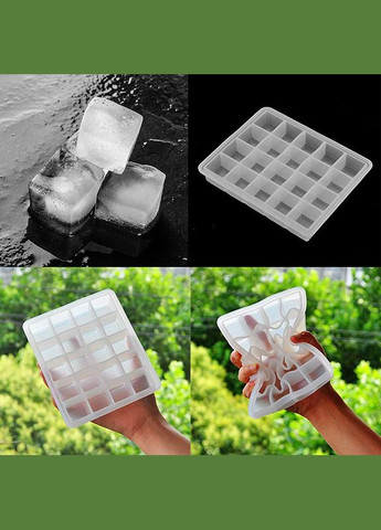 Форма для льда AI-820 Cube 20 White силиконовая 15 шт. Cumenss (352011252)