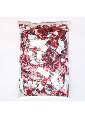 Конфетти метафан Красно-Белое No Brand (365062877)