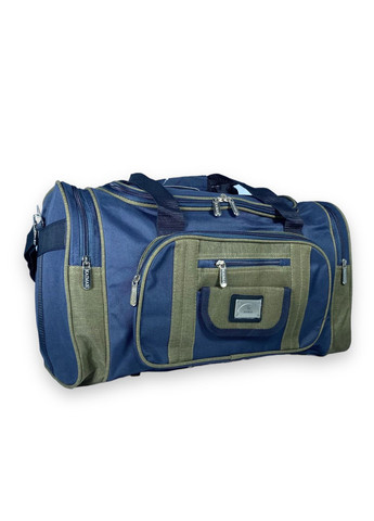 Дорожня сумка одне відділення дві бокових кишені три фронтальні кишені розмір: 50*30*25см синяхакі Kaiman (266912175)