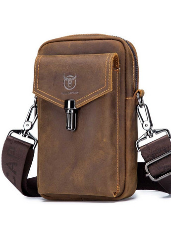 Чоловіча шкіряна сумка на пояс 18х13х5 см BULL (315872065)