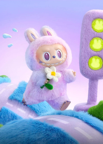 М'яка плюшева дитяча іграшка брелок сюрприз Labubu лабубу 16 см для дітей аксесуар для сумки/рюкзака VTech (337172135)