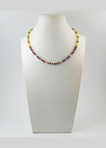 Ожерелье "Багровый запад" Рубин, Циркон Fursa fashion (322313896)