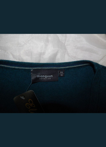 Зеленый демисезонный свитер (кардиган) мужской р. 54 106см Manguun