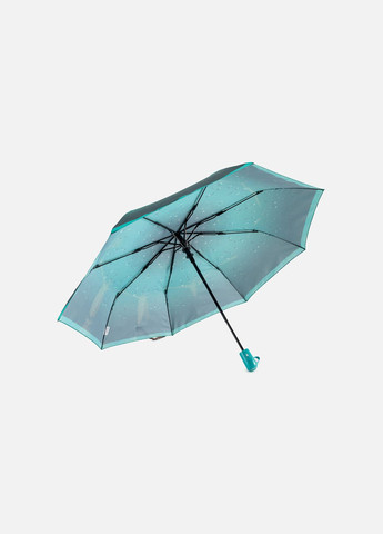 Жіноча напівавтоматична парасолька колір зелений ЦБ-00248851 No Brand (289843271)