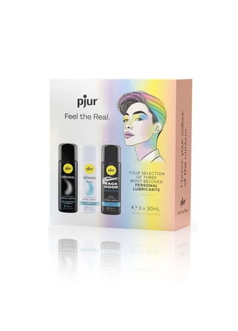 Набор лубрикантов — Pride Box (3×30 мл) на водной основе, на силиконовой основе и для анального секса Pjur (331633487)