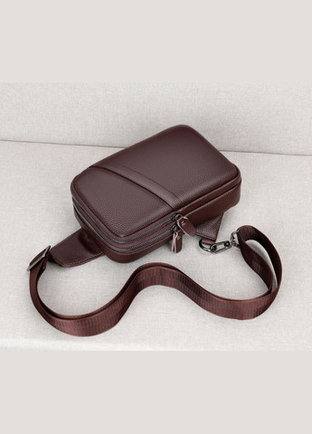 Шкіряна сумка-слінг для чоловіків з натуральної шкіри коричнева (sku_1538К) No Brand (346078205)