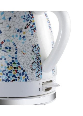 Електричний кухонний керамічний чайник з мозаїкою на 1,4 л MS 7837 1000W Domotec (353968619)