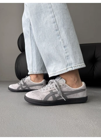 Серые летние кроссовки asics onitsuka tiger tokuten grey асикс онитсука No Brand