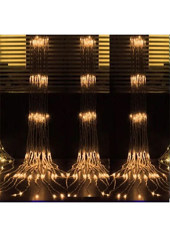 Гірлянда світлодіодна Штора "Водоспад" L200 теплий білий 2*2 м LTL (299711823)