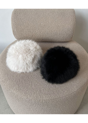 Жіноча шапка зі штучного хутра FURGLAM чорна с підкладом No Brand (369489312)