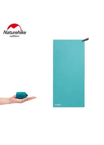 Рушник полиэстер 80 см х 40 см изумрудный Naturehike комбинированный