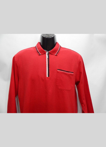 Червона футболка поло чоловіча з довгим рукавом (лонгслів) aproduct cm р.48 058fmdl (тільки в зазначеному розмірі, No Brand