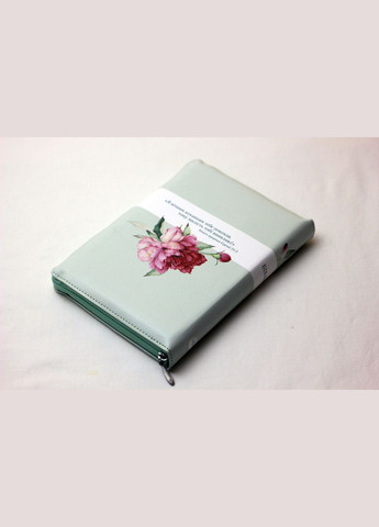 Біблія - піони, золотий зріз, індекси, замок, 13х18 см Українське Біблійне Товариство (356511318)