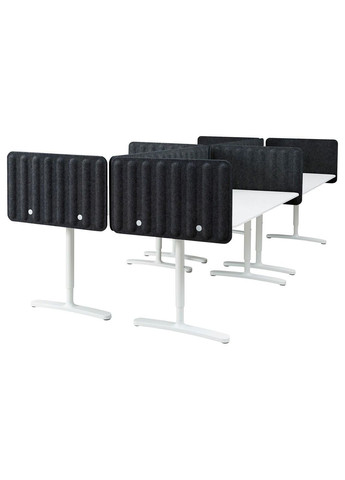 Письмовий стіл з ширмою ІКЕА BEKANT 320х160 48 см (s69387400) IKEA (278407227)