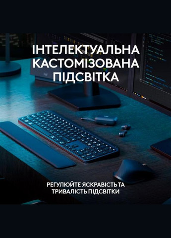 Клавиатура беспроводная MX Keys S Graphite (920011593) Logitech (315600400)