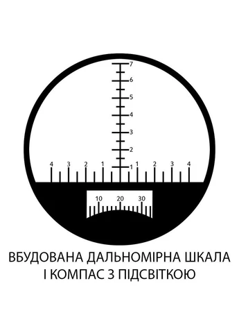 Бінокль морський General 10x50 з компасом Камуфляж No Brand (402821114)