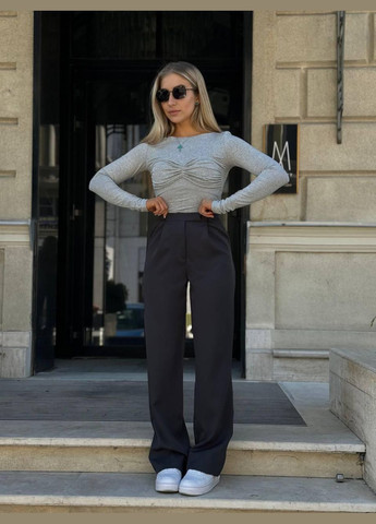 Брюки женские - классические, костюмная ткань, средняя талия JUGO Hype brand № 084 (303263748)