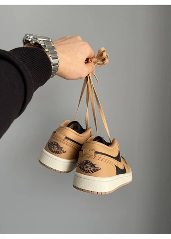 Кросівки жіночі і чоловічі Nike Air Jordan 1 Low GS “Desert” | Найк Еір Джордан 1 коричневі No Brand коричневі демісезони (360894520)