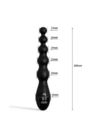 Анальный вибратор для точки G Intimate Pleasure 24 см Розовый Satisfyer (366888018)