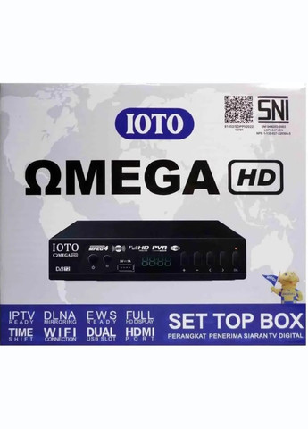 Цифровий тюнер IOTO DV3-T2 Full HD, WiFi з USB Omega (303632845)