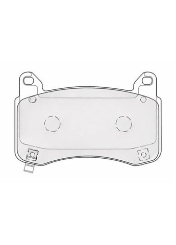 Колодки тормозные дисковые (комплект 4 шт.)) Ferodo (368561779)