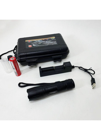 Тактичний Ліхтар BL-1831 T6 Police, надпотужний ліхтарик, ліхтарик із зарядкою від мережі Bailong (364664900)