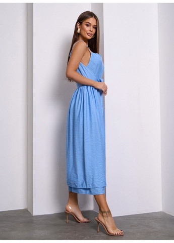 Голубое повседневный платье issa pus 15145 голубой ISSA PLUS