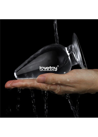 Прозрачная анальная пробка толщина 6 см. Flawless Clear Anal Plug Lovetoy (322424103)