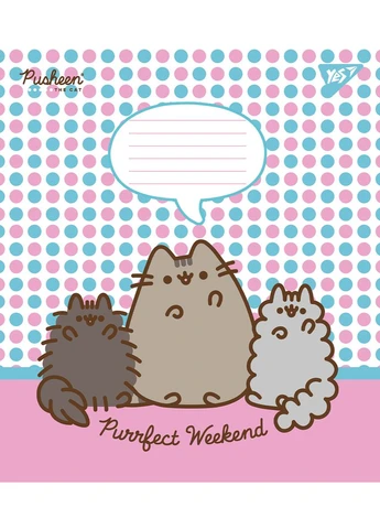 Набір зошитів шкільних А5/12 лінія Pusheen 25 шт (766951) Yes (352167541)