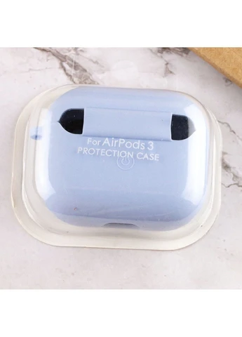 Силиконовый футляр с микрофиброй для наушников Airpods 4 No Brand (388434370)