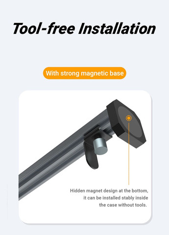 Опора відеокарти JEYI Graphics Card GPU Holder Black No Brand (305066359)