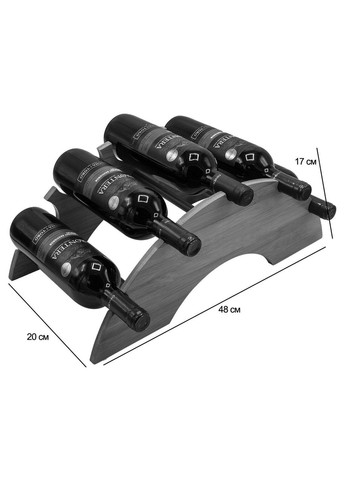 Настільна винна полиця Енслі 5 сієна (ВПС-500905) No Brand (327846169)