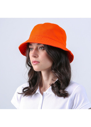 Панама женская односторонняя коттон оранжевая ЛИНЦ LuckyLOOK 820-180 (335381274)