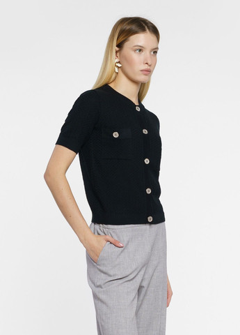 Кардиган жіночий чорний Arber knitted jacket w1 wtr-158 (278076016)