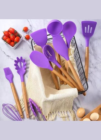 Набор кухонных предметов Silicone kitchen utensils set 12 предметов Edenberg (297331875)