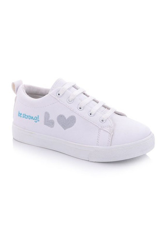 Білі осінні кросівки для дівчинки підліткові (демісезон) No Brand