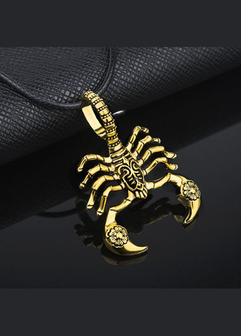 Кулон на шкіряному шнурку Золотий Скорпіон кулон у вигляді скорпіона єгипетського Liresmina Jewelry (292861979)