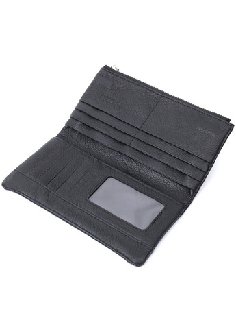 Вертикальный бумажник унисекс из мягкой натуральной кожи 22743 Черный st leather (298092957)