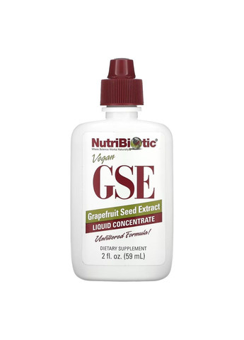 Экстракт Семян Грейпфрута GSE Liquid Concentrate - 59 мл NutriBiotic (291449938)