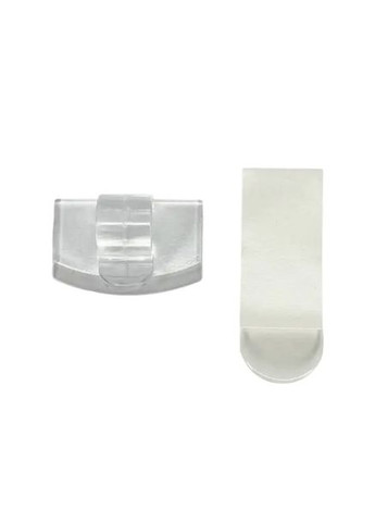 Набір гачків, що самоклеяться, 1,3х1,8 см для гірлянд і декору, не залишають слідів (20шт) Erston (367074449)