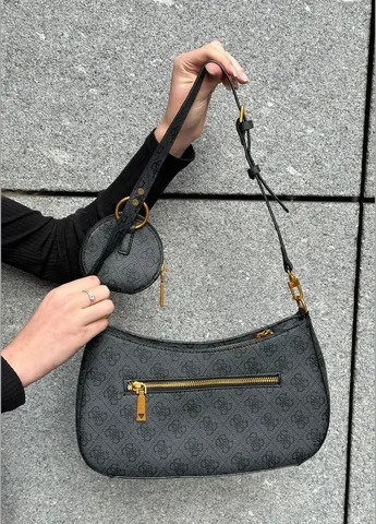 Жіноча сумка багет хобо Guess (408597388)