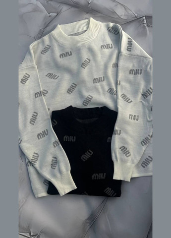 Белый ‼️💯 хит этого сезона‼️ стильный женский свитер «miu miu» Issa