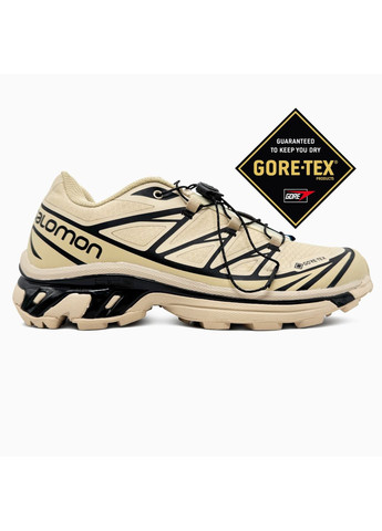 КРОСІВКИ ЖІНОЧІ SALOMON XT-6 BEIGE GORE-TEX САЛОМОН XT-6 No Brand бежеві демісезони (367174922)