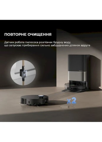 Робот-пылесос X50 Ultra Black (RLX85CE-6-BL) Dreame (362210390)