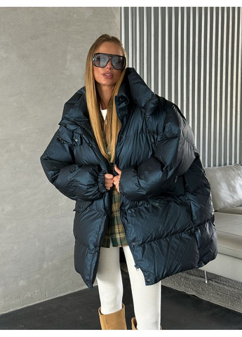 Темно-синяя куртка transformer удлиненная цвет темно-синий milirud