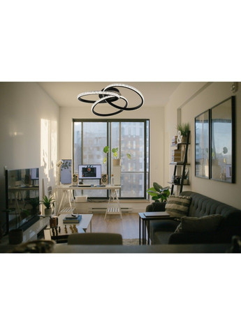 Управляемая светодиодная люстра VITA 80W 3R-APP-500x130-BLACK/WHITE/CLEAR-220-IP20 ESLLSE (301020847)