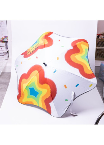 Белый детский зонт-трость механический 90 см, белый yiwu hp-23-13w (364685007)